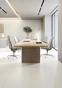 Керамогранит Italon Форум Слим Полар арт. 610010004136 (80x80) под бетон, бежевый, матовый